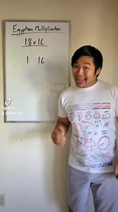2K views · 50 reactions | Egyptian multiplication is cool #math #maths #mathematics #mathteacher #mathtricks | Learning Math with Howie Hua | Facebook