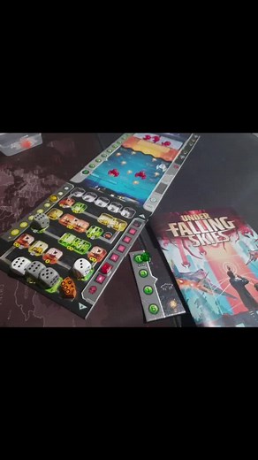 Under Falling Skies #boardgame designed by Tomáš Uhlíř, published by @czechgamesedition #UnderFallingSkiesAtHomeOfMark Read the full written playthrough here: https://boardgamegeek.com/user/homeofmark/blogs More games and session reports here: https://homeofmark.com/more-tabletop-games/ #homeofmarkdotcom