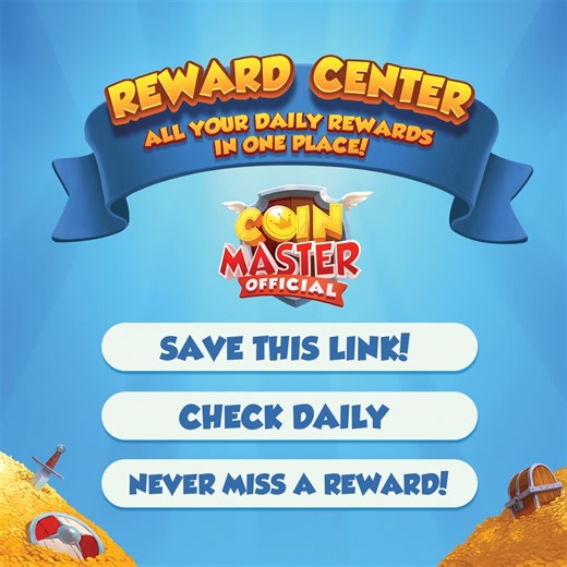 💐 Your Basket's Full of Easter Rewards is here! 🌟 🎁 Spring into Giveaways 🌈 Discover Daily Surprises Don't miss a single Easter moment! 🥳 --> https://coin-master.co/m/Reward-Center #RewardCenter | Coin Master