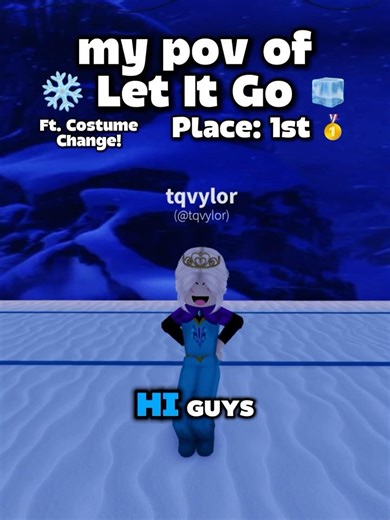 Let It Go - Frozen!! 🧊❄️🩵 Disney