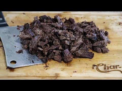 Pulled Beef | Smoked Chuck Roast on The Char-Griller Akorn