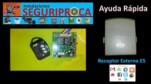 Como Programar y Resetear Receptora E5 Genérica... Añadir Controles ... Borrar Controles.. | Seguriproca Valencia
