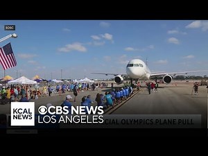 A preview of the annual Special Olympics Southern California Plane Pull