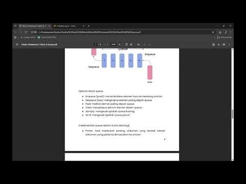 Stack & Queue || Pertemuan 6 Algoritma dan Struktur Data Dasar