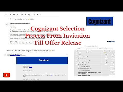 Cognizant Recruitment process 2021 | Cognizant Offer Letter | Onboarding pass generation #Cognizant