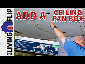 WE ADDED A CEILING FAN // TLF 35