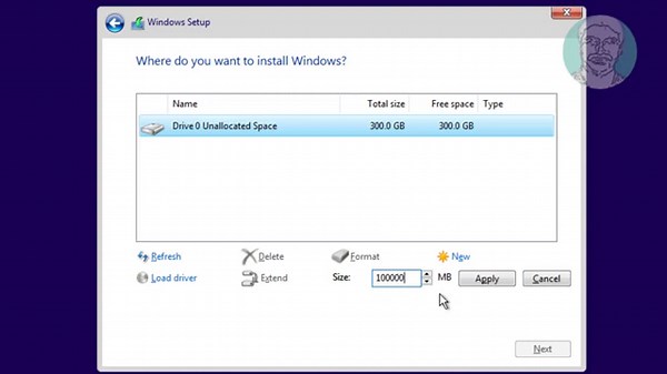 Hard Disk Drive Partition Create While Installing Windows 11/10/8/7