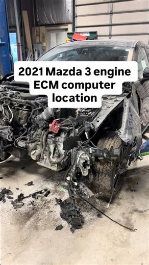2021 Mazda 3 engine computer ECM powertrain control module PCM part number PAH918881 location on car