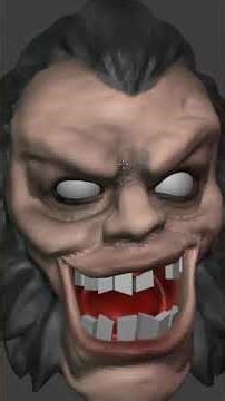 Sculpted a Stylized Villain Character in Blender | 3D Sculpting Timelapse #3dart #art #3dmodeling