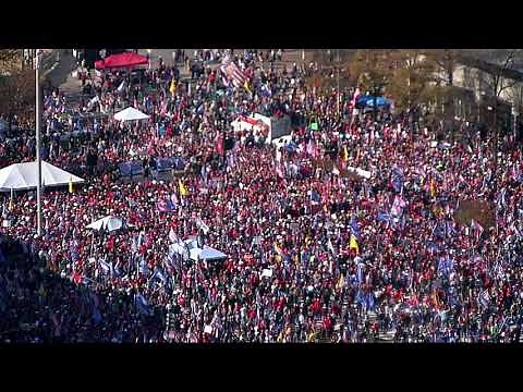 WATCH: Trump supporters rally in the streets of Washington, D.C. for 'million MAGA march'