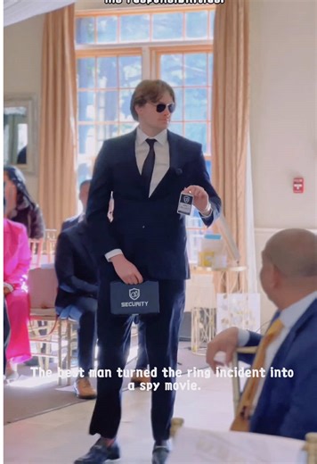 The best man is fully aware of his duties 🤣 #fyp #bestman #usa #widding #funny