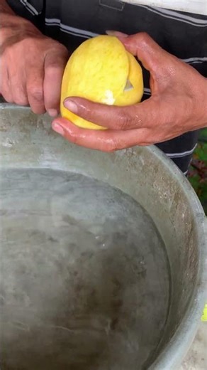 How to peel and make a flower mango #TK