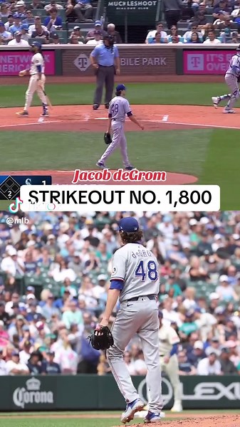 Jacob deGrom Breaks Record for Fastest 1,800 Strikeouts
