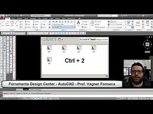 como utilizar o design center no autocad