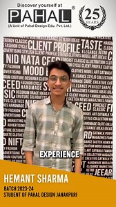 Meet Hemant Sharma, a dynamic member of the 2024 batch. We express our gratitude for generously sharing his journey with Pahal Design, highlighting the remarkable impact it has had on his education and personal growth. . . . . #nift #niftpreparation #bestcoaching #fashion #communication | Pahal Design | Facebook
