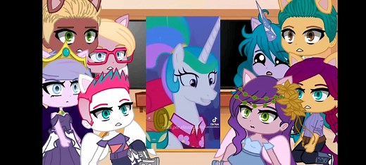 小马宝莉G5反应G4主角6人团和公主们