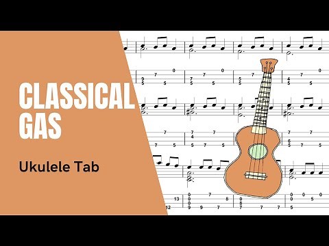 Mason Williams - Classical Gas [Ukulele Tutorial] (Tab)