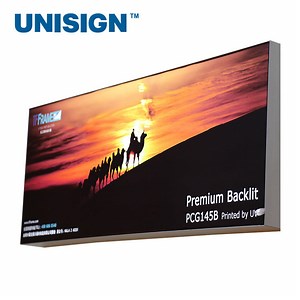 [Hot Item] Samba Backlit Textile Fabric 100% Polyester Dye Sublimation Backlit Seg Fabric for Frameless Lightboxes