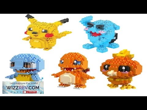 Blocks Small Cartoon Mini Building Block Pikachu Charizard Eevee Mewtwo Anime Assemble