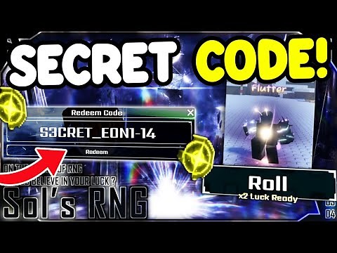 ALL *WORKING EON1-14* CODES FOR SOL'S RNG IN JANUARY 2026! ROBLOX SOL'S RNG CODES