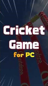 Top 5 Best Cricket Games for PC | Best Cricket Games for Windows #shorts #Cricket