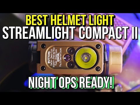 Best Helmet Light-The Streamlight Sidewinder Compact 2 | Military Approved & Night Vision Ready