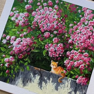 76K views · 243 reactions | Acrylic / Cute kitten | MAY Art. | Facebook