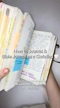 How to Journal & Bible Journal as a Christian 🤍