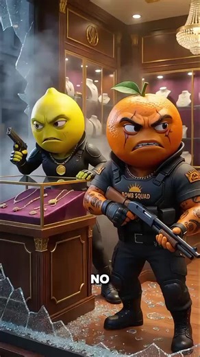 Un nuevo comienzo para limon y naranja #frutas #novelas #sadstory #animation #usa