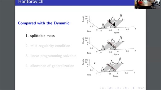 通量约束下的最优传输理论（optimal transport theory）