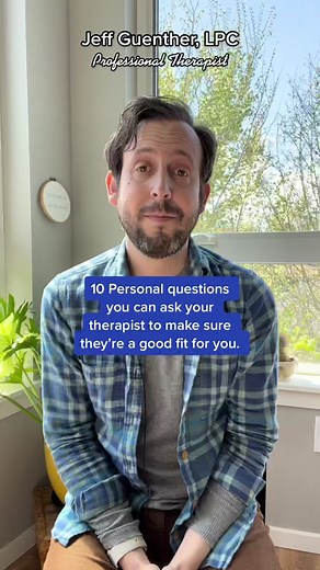 10 Personal questions you can ask your therapist to make sure they’re a good fit for you. #mentalhealth #therapy #therapist