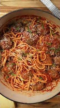 spaghetti and meatballs