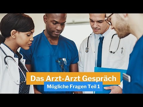 Doctor-doctor conversation: possible questions Part 1