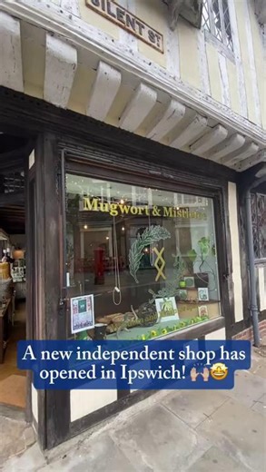 A new independent shop has opened in town 😊🌙 Owners of Mugwort & Mistletoe in St Nicholas Street are "absolutely over the moon" as they have started serving the spiritual community in Ipswich. | Ipswich Star