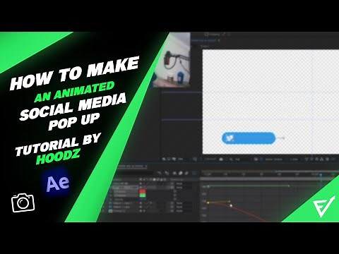 How To Make ANIMATED Social Media Pop-Ups for Twitch & YouTube!