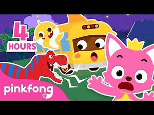 [BEST] Kids Fun Cartoon Compilation | Bus Car Dinosaurs Stories, Baby Shark Hide & Seek | Pinkfong
