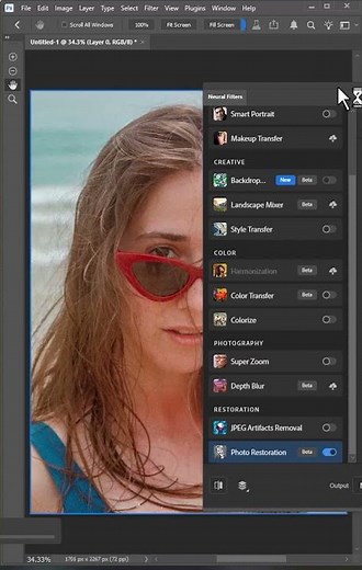 PHOTO RESTORATION IN PHOTOSHOP 2025