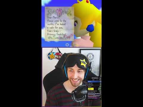 Blindfolded SM64 - 1 Star for WR with NEW SKIP | VERTICAL STREAM #shorts