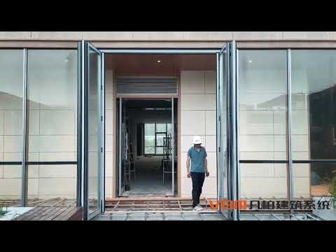 Impact folding glass doors, impact resistance | Met Florida Building Code FD 82XL（2+2）series