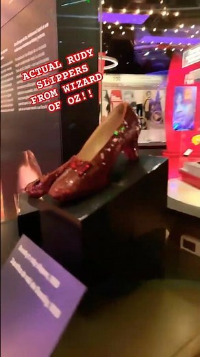 ACTUAL RUBY SLIPPERS FROM THE WIZARD OF OZ!!
