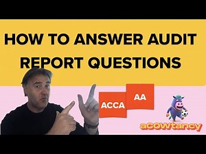 How to Answer Audit Report Questions in less than 3 minutes!