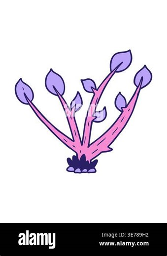 bobbing motion animation of cartoon sprouting plant Stock Video Footage - Alamy