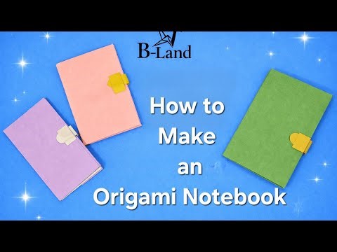 How to Make an Origami Notebook | Easy Paper Notebook Tutorial