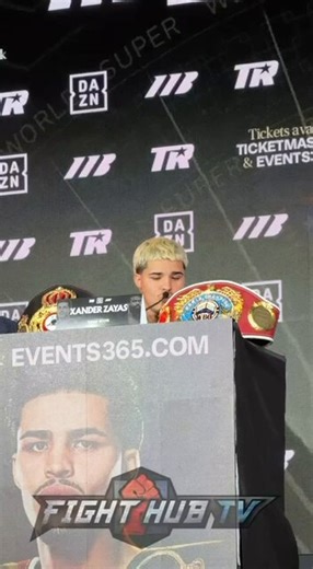 Xander and Boots Ennis had a heated moment during their press conference‼️🔥“I’ve seen you get hurt by a D plus fighter! You getting better but there’s levels! I’m really going to show you!”- Jaron Ennis