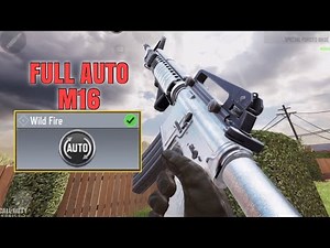 How to Unlock Wild Fire Attachment (Full Auto M16) - COD Mobile