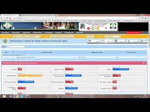 Saisir un emploi de temps dans xgest