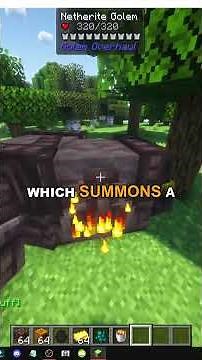 HOW THE NETHERITE GOLEM WORKS IN MINECRAFT Golem Overhaul
