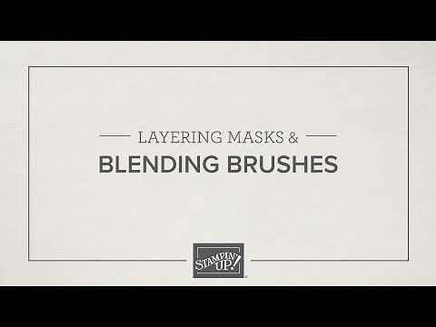 Layering Butterflies & Flowers Masks with Blending Brushes | Stampin’ Up! Cardmaking Technique