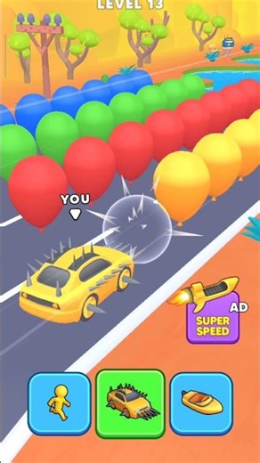 Vehicle Switch Gameplay 🎮 | Smooth & Satisfying Run #shorts