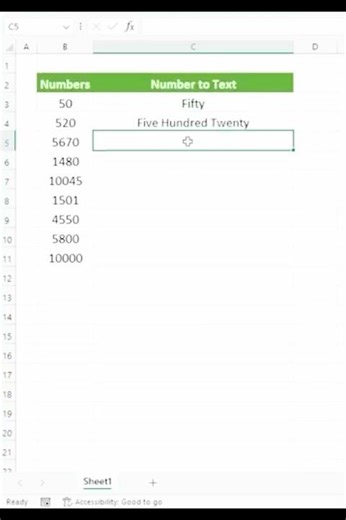 Convert Number To Text In Excel #excel #finance #trending #HPTAXPRO